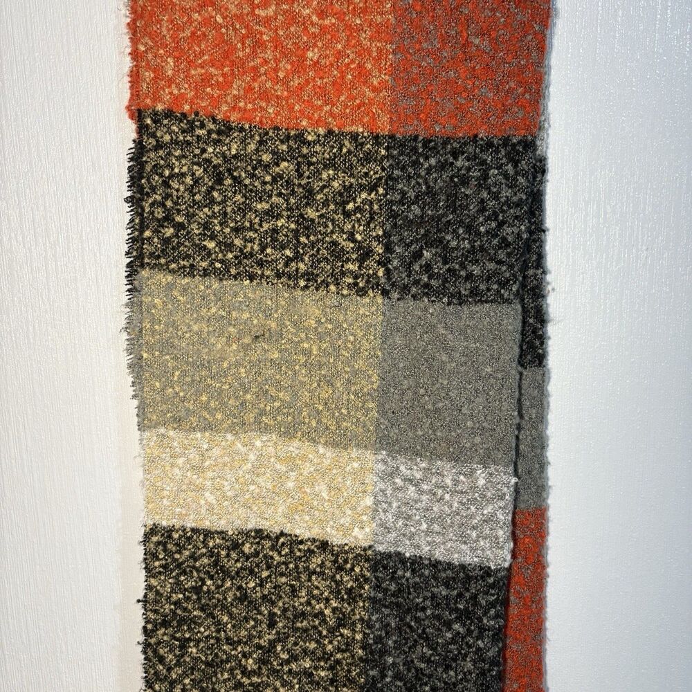 Multicolor Patchwork Oversized Scarf Soft Fall Wi… - image 7